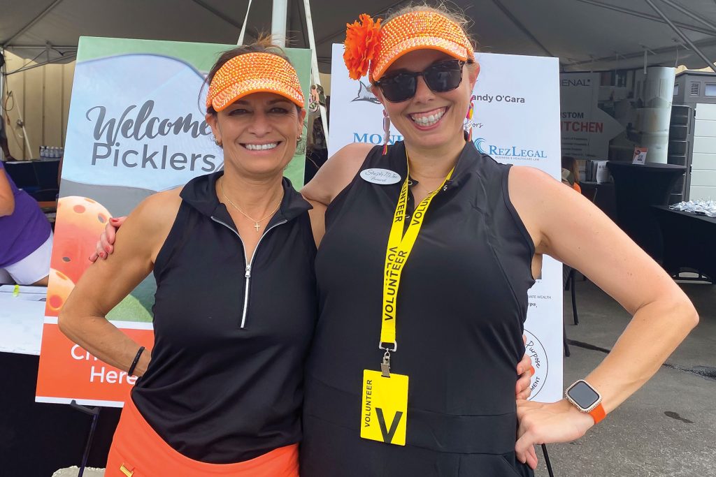Mary with her co-founder, Stephanie McFee