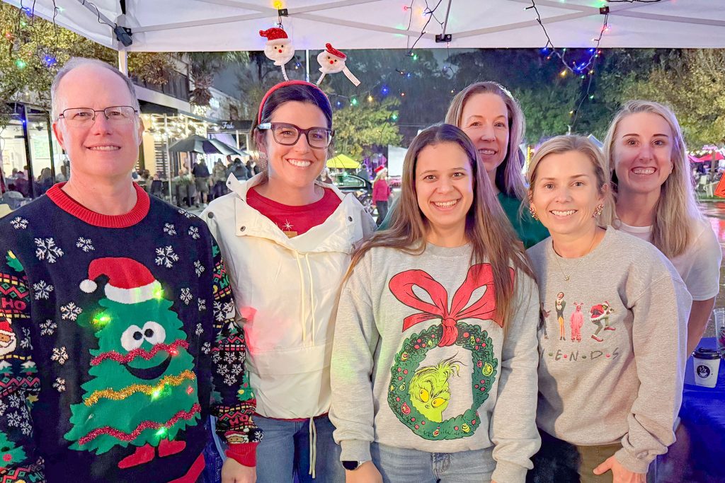 Volunteers at the Ascension St. Vincent's craft table