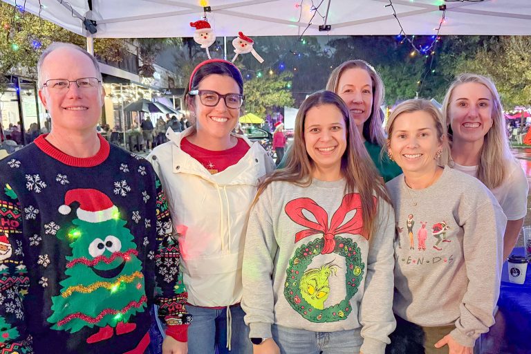 Volunteers at the Ascension St. Vincent's craft table