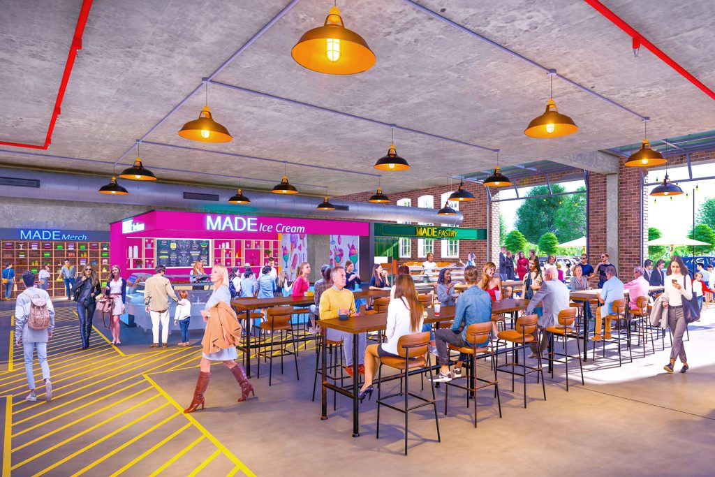 Several food and drink vendors will be part of the revamped armory.
