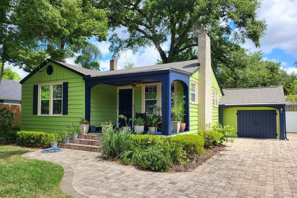 Ed’s historic 1938 bungalow, which he lovingly restored.