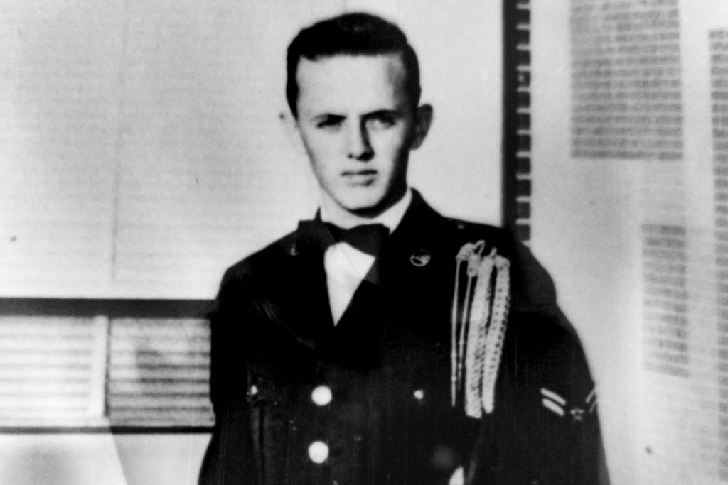 18-year-old Richard in his Air Force uniform, 1956 Biloxi, MS