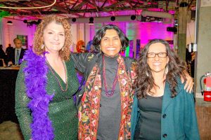 Sara Ley with United Way of Northeast Florida Tocqueville Chair Sheela Murthy and United Way of Northeast Florida Volunteer and Community Engagement Director Erica LaSpada