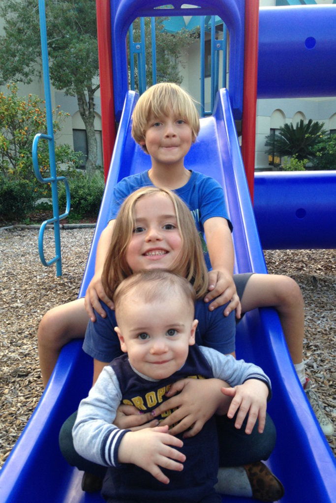 Jane Grann’s grandchildren taken at River Garden playground