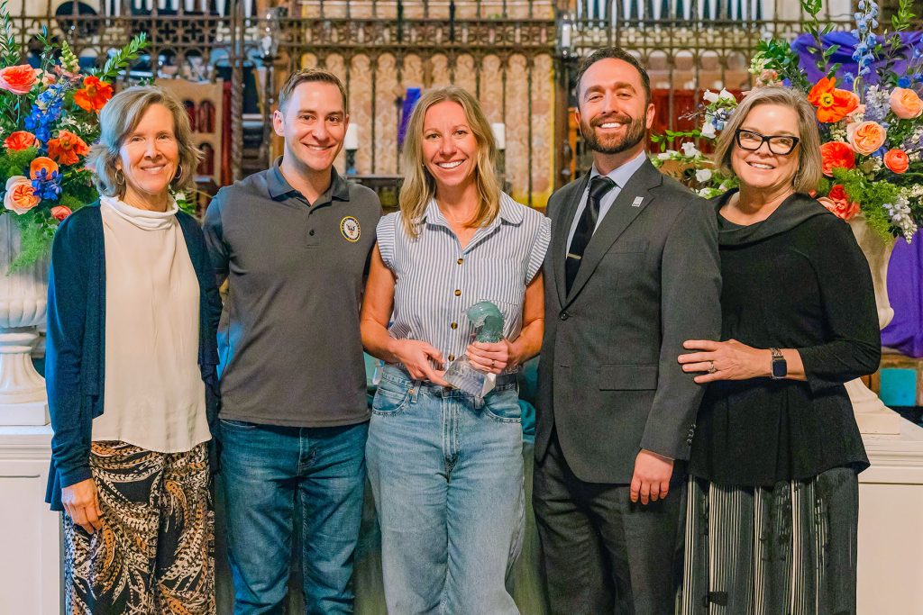 Riverside Presbyterian Church Associate Pastor of Community Outreach Dana Riley, District 7 City Councilmember Jimmy Peluso, Five Points Association President Dori Thomsen, RAP Development Manager Casey Roth and Cheryl Croft.