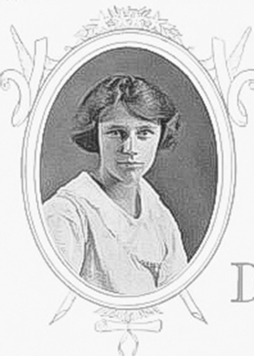 Charlotte Buckland’s 1923 high school yearbook photo