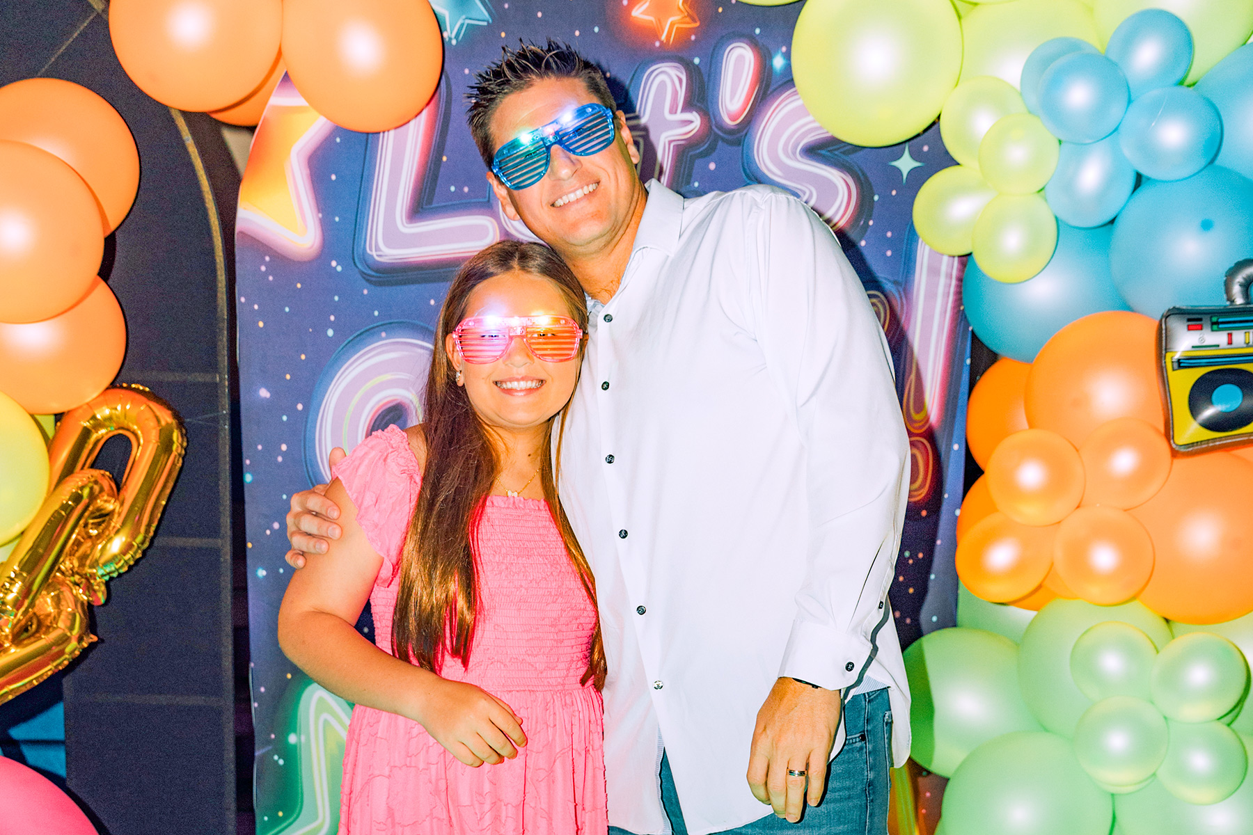Audrey Boyd dances with her dad at the Feb. 7 Father Daughter Dance.