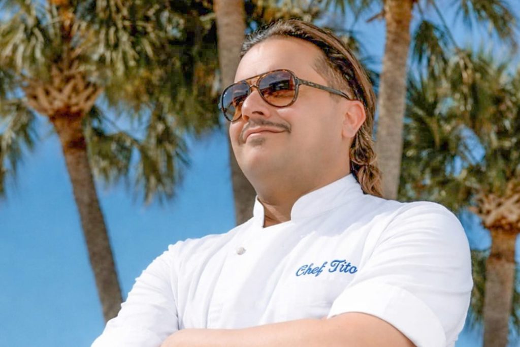 Chef Tito Quiñones, co-owner of The Buoy in Fairfax.
