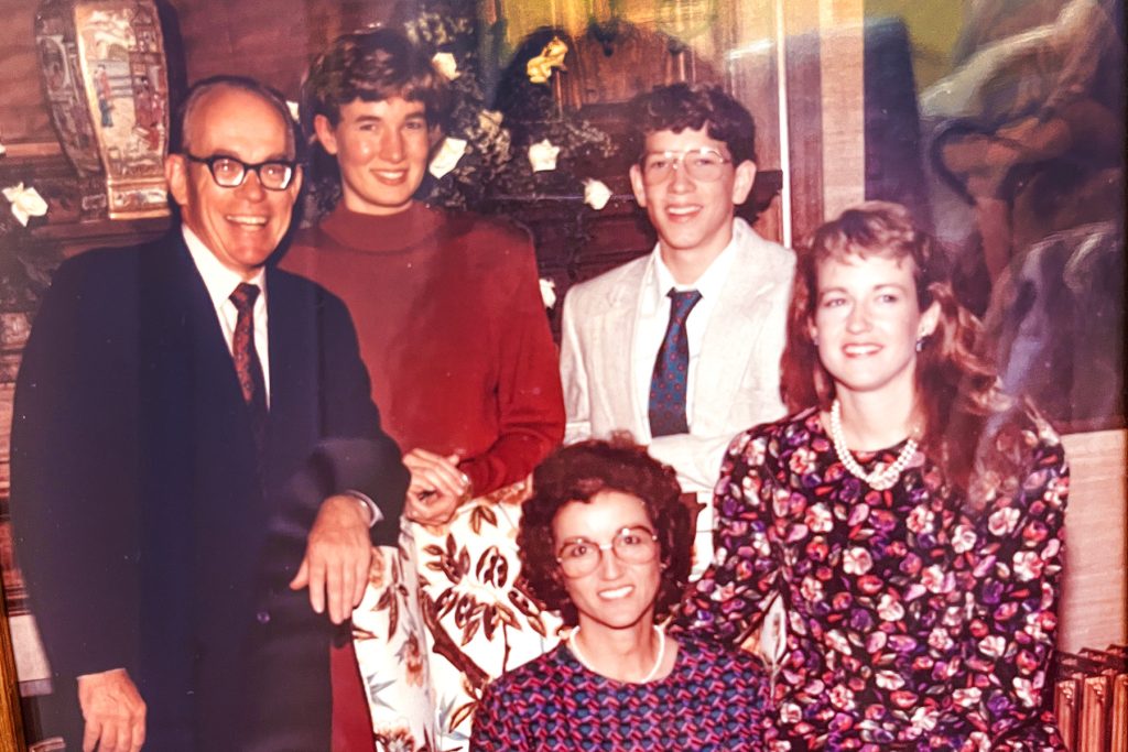 Betsy and Gunnar Miller with their children, Daisy, Alison and Clifford.