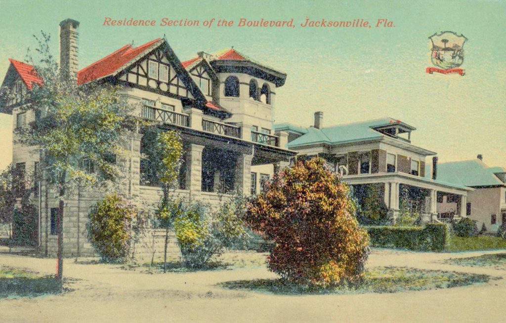 Residence Section of the Boulevard, Jacksonville, Fla. Circa 1900-1930” (2018). Northeast Florida Regional Postcards. 161.