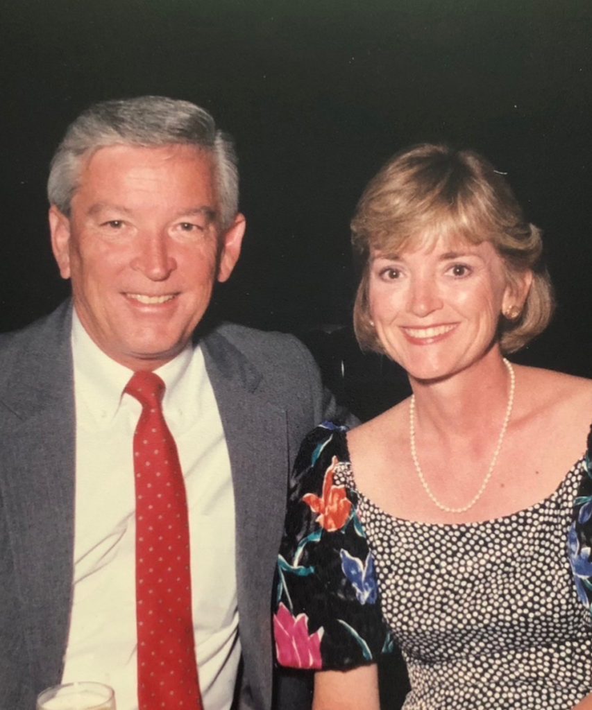 Carolyn and her first husband Paul