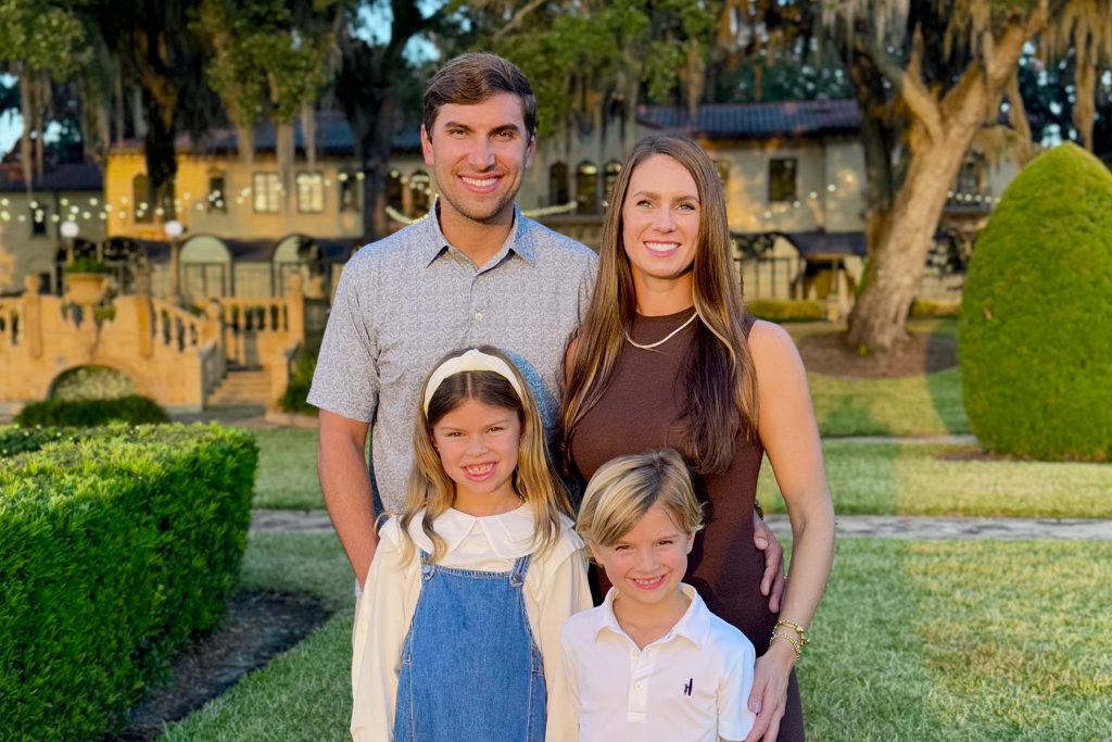 Grant, Carly and their children, Fisher and Hadley