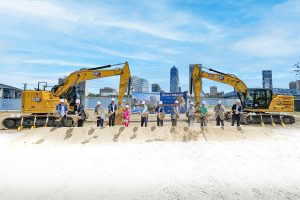 City officials join project stakeholders and development team members in a ground-breaking ceremony of the new Southbank Residences on May 20.