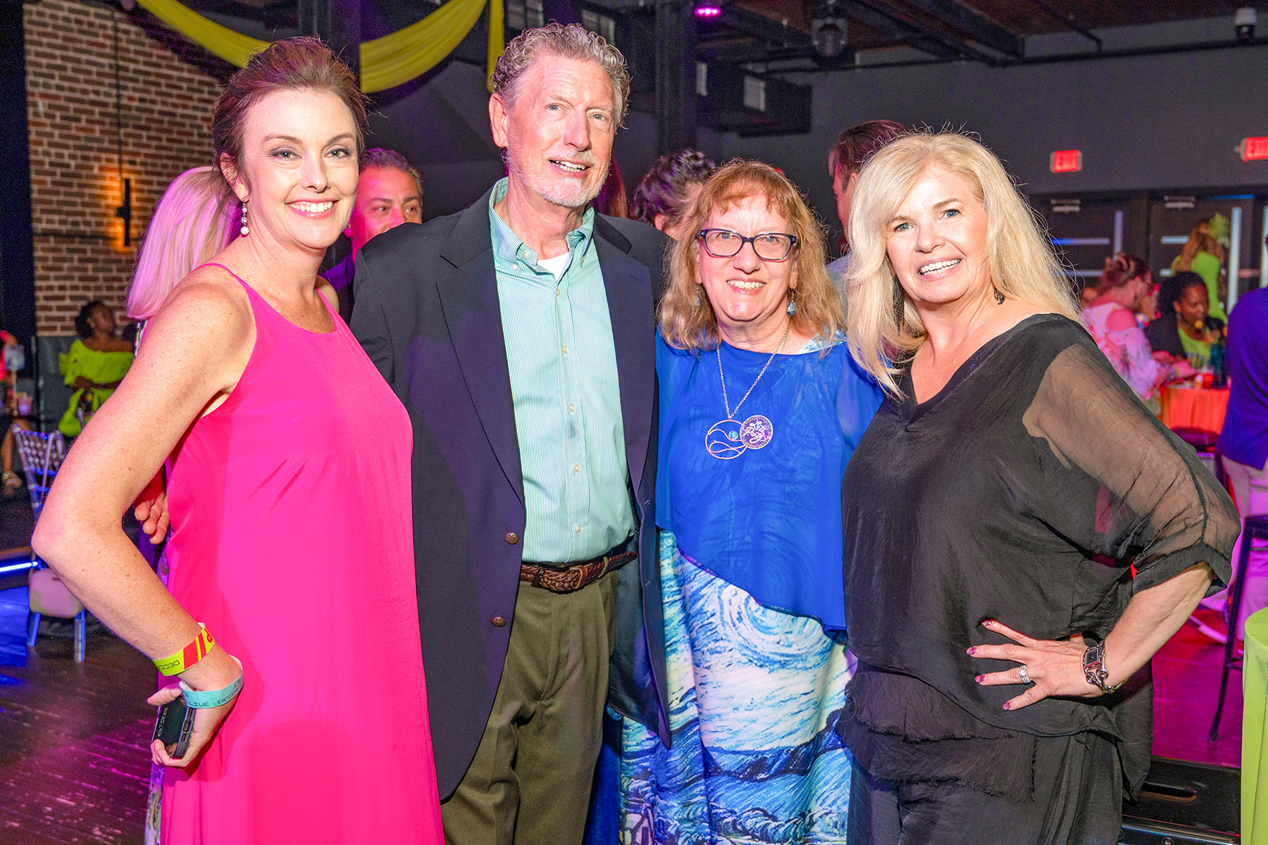 Chris Hoffman and Jeff Wier with Doris McNeill and Christine Wier
