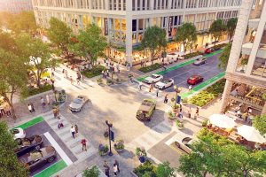 A road diet is planned for Beaver Street, reducing the number of lanes, expanding sidewalks and adding bike lanes to the corridor between Laura and Clay Streets.