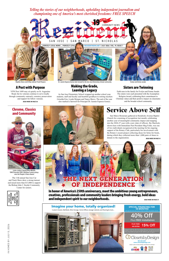 San Marco: Resident July 2026 Cover