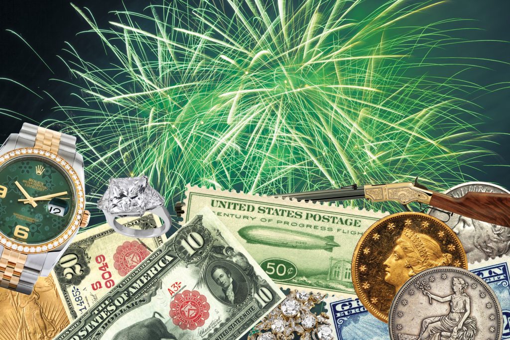 Green Fireworks and Collectibles