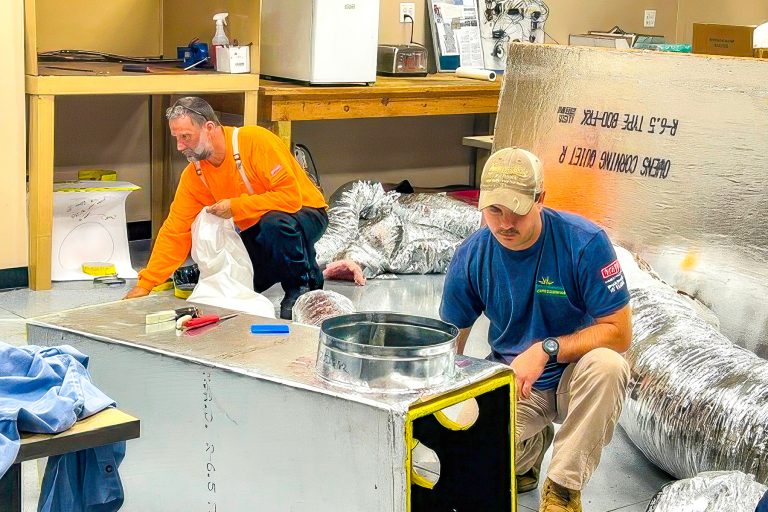 workers working