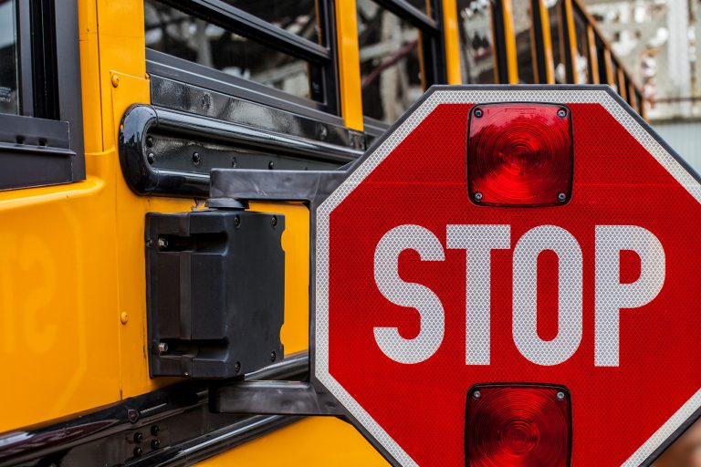 School Bus Stop Sign
