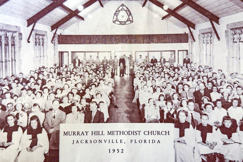 A snapshot of the congregation from 1952